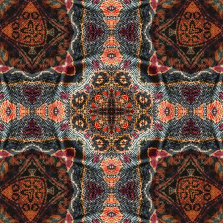 Kaleidoscope of color with beautiful ornamental eastern pattern.