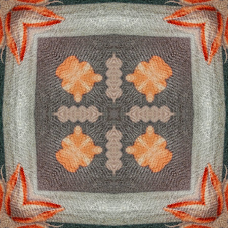 Kaleidoscope of color with beautiful ornamental - Thorough background summary - seamless