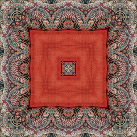 Kaleidoscope of color with beautiful ornamental - Thorough background summary - seamlessの写真素材