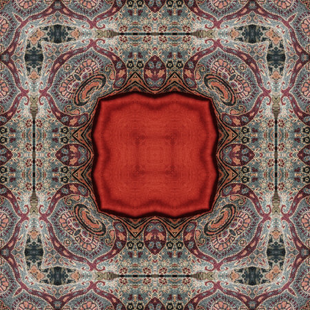 Kaleidoscope of color with beautiful ornamental - Thorough background summary - seamlessの写真素材