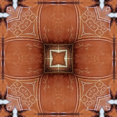 Kaleidoscope of color with beautiful ornamental - Thorough background summary - seamlessの写真素材