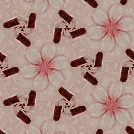 Kaleidoscope of color with beautiful ornamental - Thorough background summary - seamless