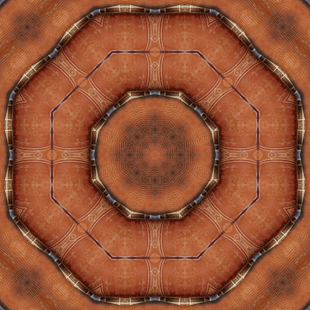 Kaleidoscope of color with beautiful ornamental - Thorough background summary - seamless