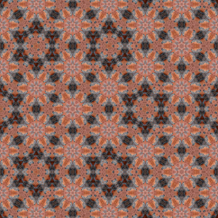 Seamless kaleidoscope pattern, endless texture for wallpaper.
