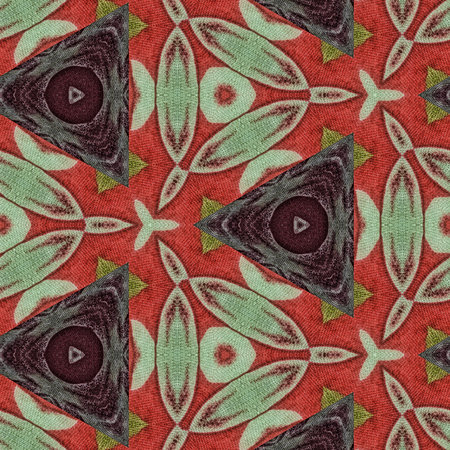Seamless kaleidoscope pattern. symmetrical kaleidoscope texture for background