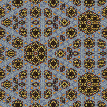 Seamless pattern. Colorful ethnic ornament. Arabesque style