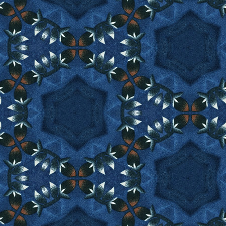 Seamless pattern. For eg fabric, wallpaper, wall decorations.