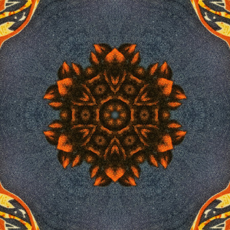 Kaleidoscope of color with beautiful ornamental - Thorough background summary - seamless