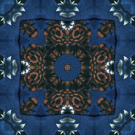 Seamless pattern of indigo fabric. For eg fabric, wallpaper, wall decorations.