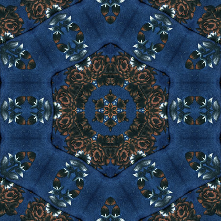 Seamless pattern. For eg fabric, wallpaper, wall decorations.