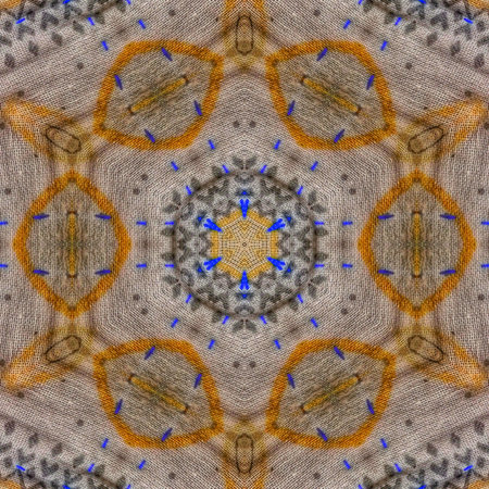 Kaleidoscope of color with beautiful ornamental - Thorough background summary - seamless