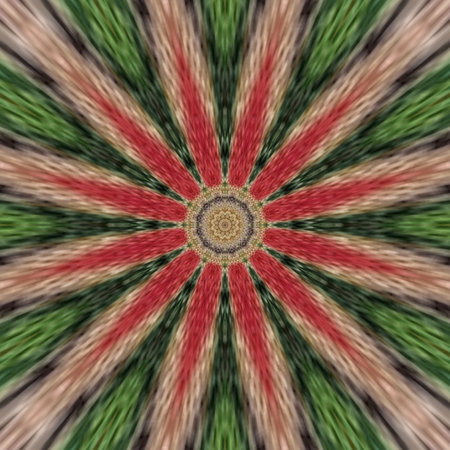 Abstract kaleidoscope background. Beautiful multicolor kaleidoscope texture. Unique kaleidoscope design.の写真素材