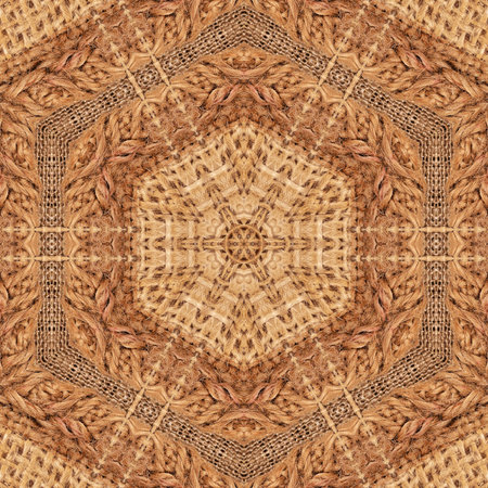 Kaleidoscope of color with beautiful ornamental - seamless