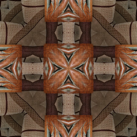 Kaleidoscope of color with beautiful ornamental - Thorough background summary - seamless