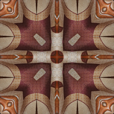 Kaleidoscope of color with beautiful ornamental - Thorough background summary - seamlessの写真素材