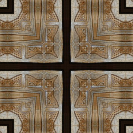 Kaleidoscope of color with beautiful ornamental - Thorough background summary - seamless