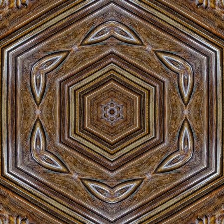 Kaleidoscope of color with beautiful ornamental - Thorough background summary - seamlessの写真素材