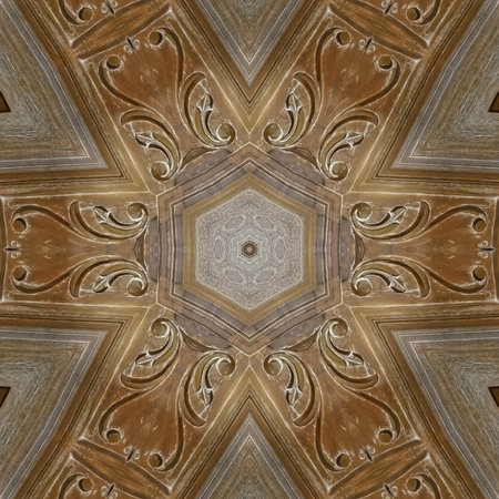 Abstract kaleidoscope background. Beautiful kaleidoscope seamless pattern. Seamless kaleidoscope texture. Seamless kaleidoscope texture.の写真素材