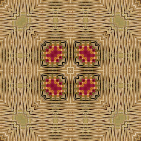 Kaleidoscope of color with beautiful ornamental - Seamless pattern