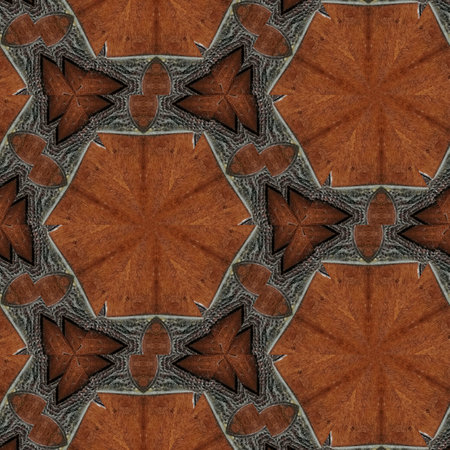 Kaleidoscope of color with beautiful ornamental - Thorough background summary - seamless