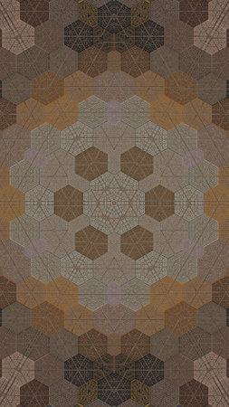 Kaleidoscope of color with beautiful ornamental - seamless background