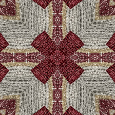Kaleidoscope of color with beautiful ornamental - Thorough background summary - seamless