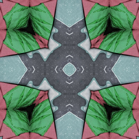 Kaleidoscope of color with beautiful ornamental - Thorough background summary - seamless