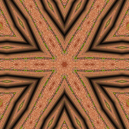 Kaleidoscope of color with beautiful ornamental - Thorough background summary - seamlessの写真素材