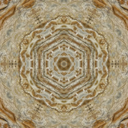 Kaleidoscope of color with beautiful ornamental - Thorough background summary - seamlessの写真素材