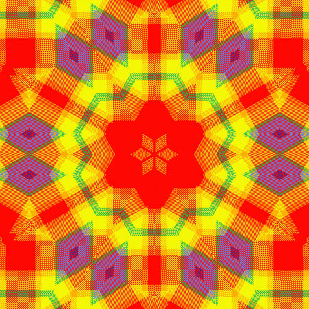 Seamless background pattern. Abstract geometric kaleidoscope pattern.