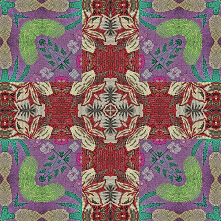 Allover design made for stitch work or printing on fabric, dress, carpet, shawls, pillowcase,...