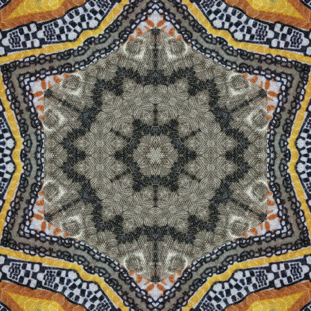 Traditionally combined tie dye batik and embroidery design made with sublimation block print....