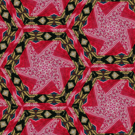 Kaleidoscope of color with beautiful ornamental - Thorough background summary - seamless