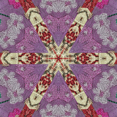 Allover design made for stitch work or printing on fabric, dress, carpet, shawls, pillowcase,...