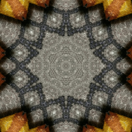 Traditionally combined tie dye batik and embroidery design made with sublimation block print....
