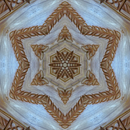 Allover design made for stitch work or printing on fabric, dress, carpet, shawls, pillowcase, curtains etc. Traditionally combined tie dye batik and embroidery designの写真素材