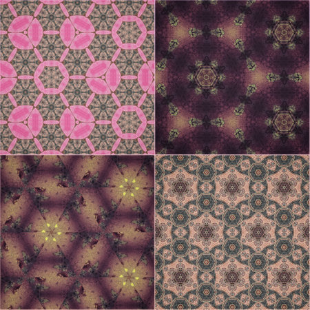 Traditional design with phulkari kalamkari motifs from Pakistan and Indian culture. Geometric ethnic floral pattern for carpet dupatta batik embroidery. Panjabi Digital printの写真素材