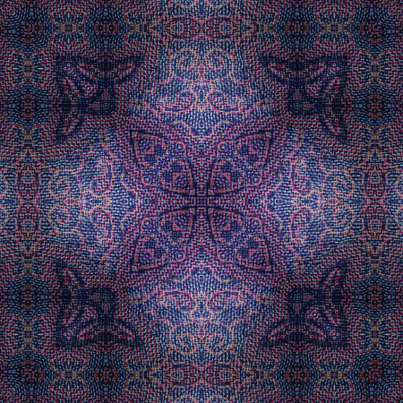 Embroidery and batik design concept. Antique art for clothing print, sublimation block etc. New...