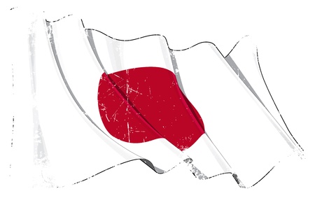 Japan flagのイラスト素材