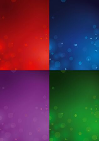 Four Christmas Backgroundsのイラスト素材
