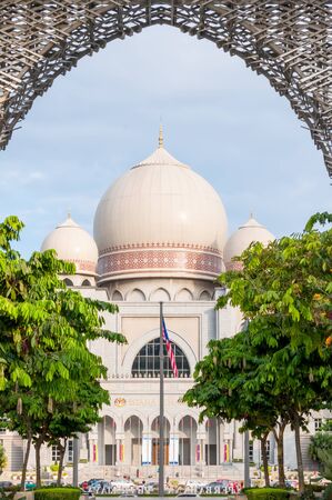 Palace of Justice or Istana Kehakiman building, Putrajaya Malaysia.のeditorial素材