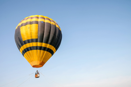 PUTRAJAYA, MALAYSIA - MARCH 12: Colourful hot air balloons at the 8th Putrajaya International Hot Air Balloon Fiesta in Putrajaya, Malaysia on March 12, 2016.のeditorial素材