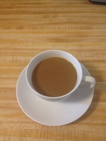 Morning cup of warm coffeeの素材