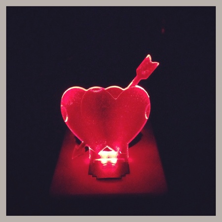 Mini led light for vdayの素材