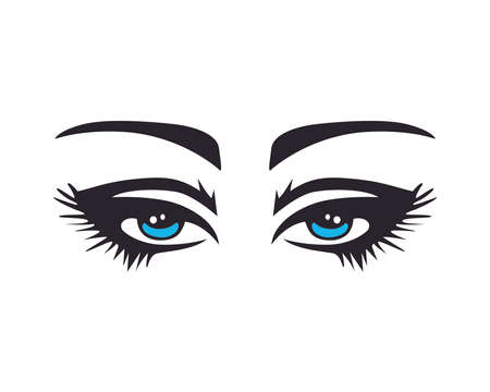 Nice eyes concept of woman.の写真素材