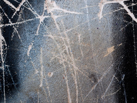 some background of dark, old, scratched wallsの写真素材