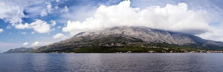 Coast of Croatia, view from the sea