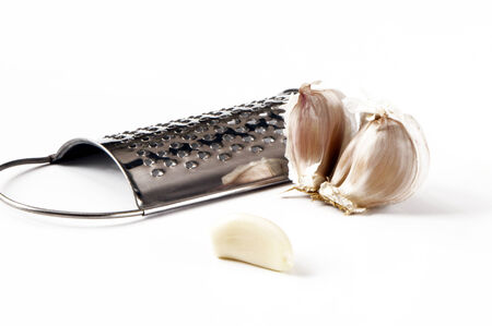 A closeup of the clove of a garlic.の写真素材