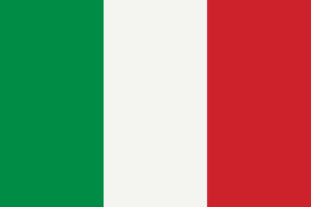 Official national flag of Italy. Vector illustration.のイラスト素材