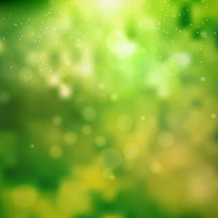 Green sunny good mood spring background. Abstract backgroundのイラスト素材